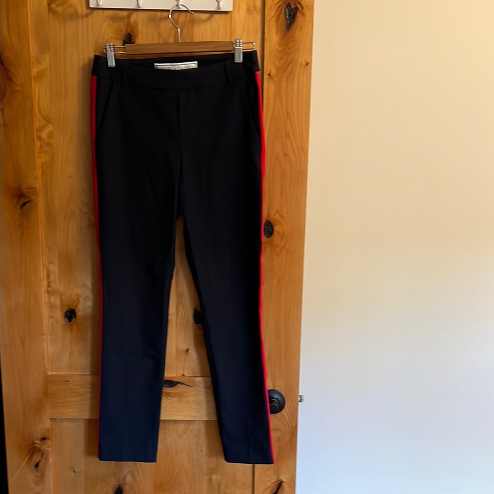ILTM x Carbon | Stretchy navy pant with red stripe